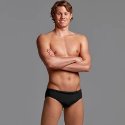 Funky Trunks - Still Black - Mens Classic Briefs -Swimming Clothing Funky Trunks Still Black Mens Classic Briefs 4