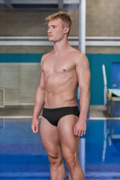 Funky Trunks - Still Black - Mens Classic Briefs -Swimming Clothing Funky Trunks Still Black Mens Classic Briefs 5