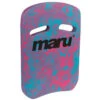 Maru - Swirl Two Grip Fitness Kickboard - Blue/Pink -Swimming Clothing Maru Swirl Two Grip Fitness Kickboard Blue Pink