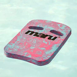 Maru - Swirl Two Grip Fitness Kickboard - Blue/Pink -Swimming Clothing Maru Swirl Two Grip Fitness Kickboard Blue Pink 4