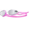 TYR - Tracer Racing Junior Metallized Mirrored Goggles - Titan/Pink -Swimming Clothing Tyr Tracer Racing Junior Metallized Mirrored Goggles Titan Pink 142