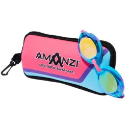 Amanzi - Axion Prismatic Mirror Goggles - Pink/Blue/Purple -Swimming Clothing amanzi axion prismatic mirror goggles pink blue purple 7