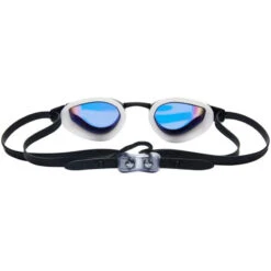 Amanzi - Dominate Prismatic Mirror Goggles - Black/White -Swimming Clothing amanzi dominate prismatic mirror goggles black white 4