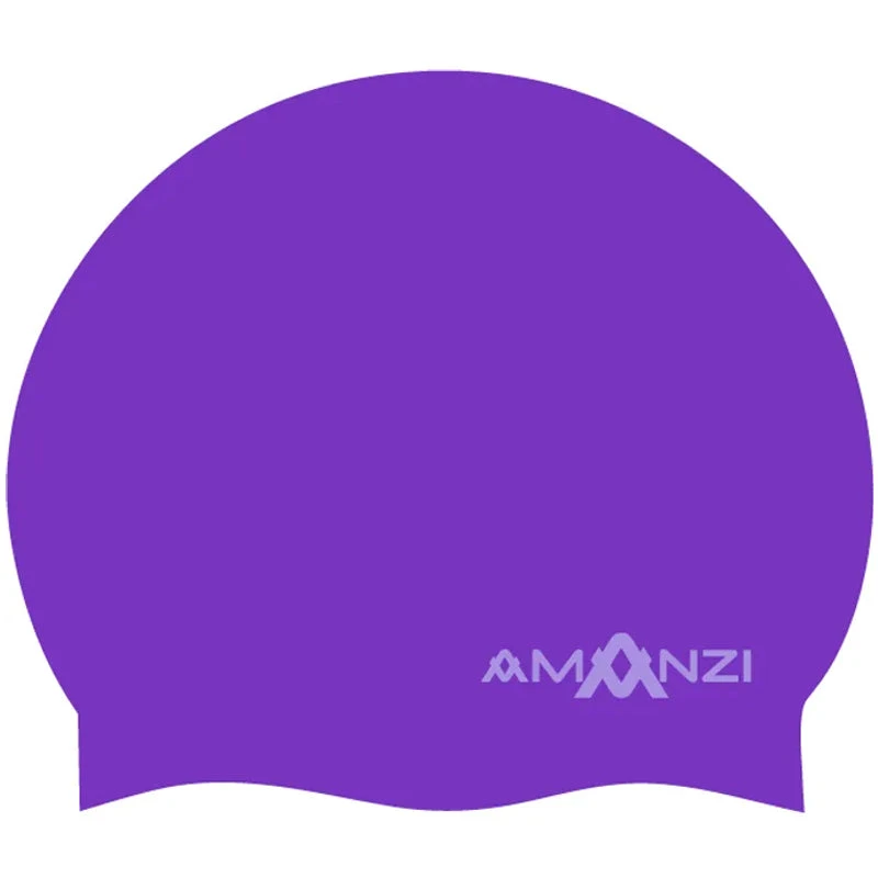 Amanzi - Signature Purple Swim Cap 3 Amanzi - Signature Purple Swim Cap
