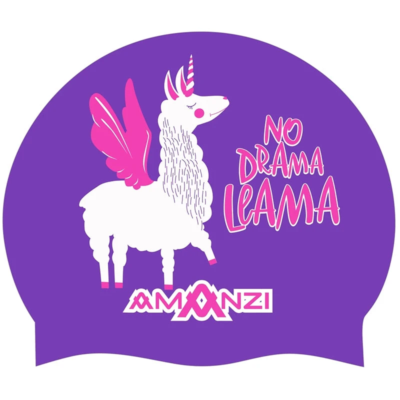 Amanzi - No Drama Llama Swim Hat 3 Amanzi - No Drama Llama Swim Hat