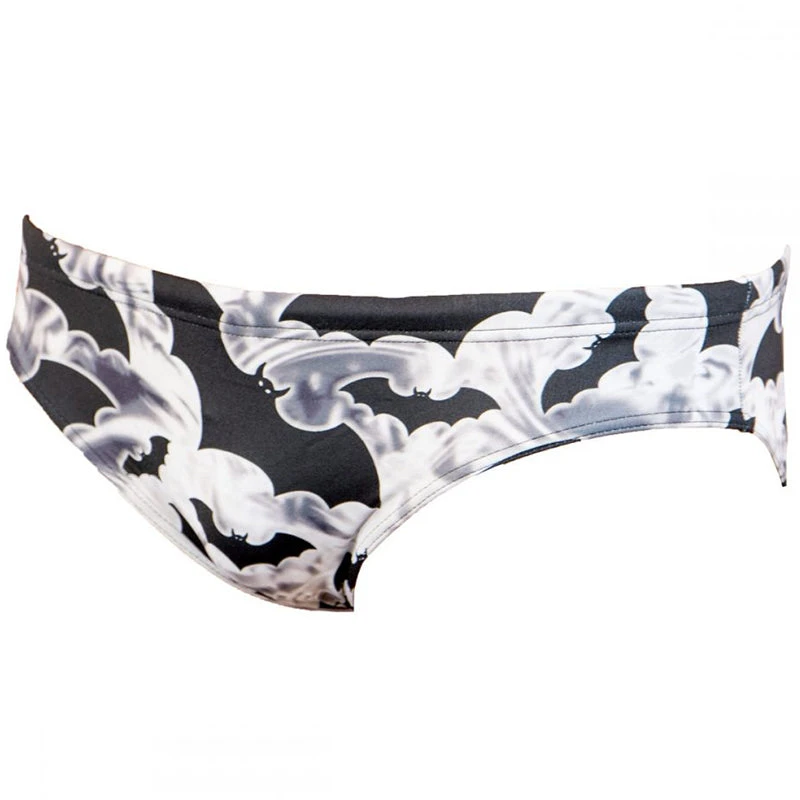 Aquarapid - Men's Bat Printed Racer Brief 5 Aquarapid - Men's Bat Printed Racer Brief - Image 3