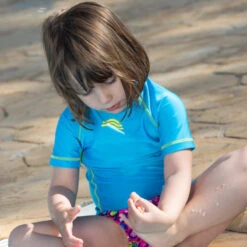 Aquarapid - Toddler's Anti-UV T-Shirt (Blue) -Swimming Clothing aquarapid toddlers anti uv t shirt blue 7