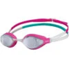 Arena - Air Speed Mirror Goggle - Silver/Pink/Multi C105 -Swimming Clothing arena air speed mirror goggle silver pink multi 1