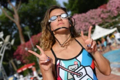 Arena - Air Speed Mirror Goggle - Silver/White C102 -Swimming Clothing arena air speed mirror goggle silver white 14