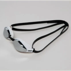 Arena - Air Speed Mirror Goggle - Silver/White C102 -Swimming Clothing arena air speed mirror goggle silver white 4