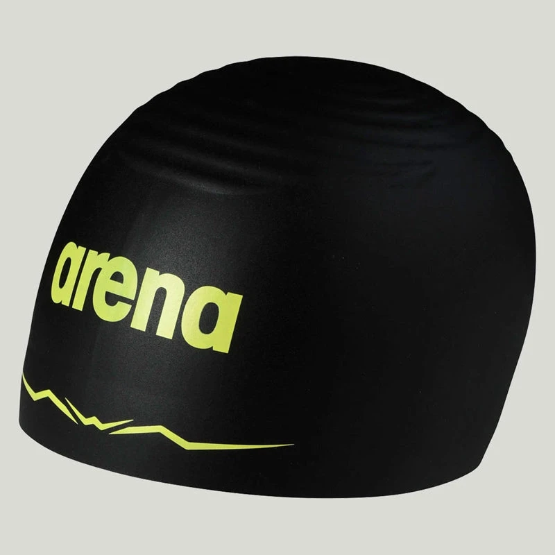 Arena - Aquaforce Wave Swim Cap - Black 6 Arena - Aquaforce Wave Swim Cap - Black - Image 4