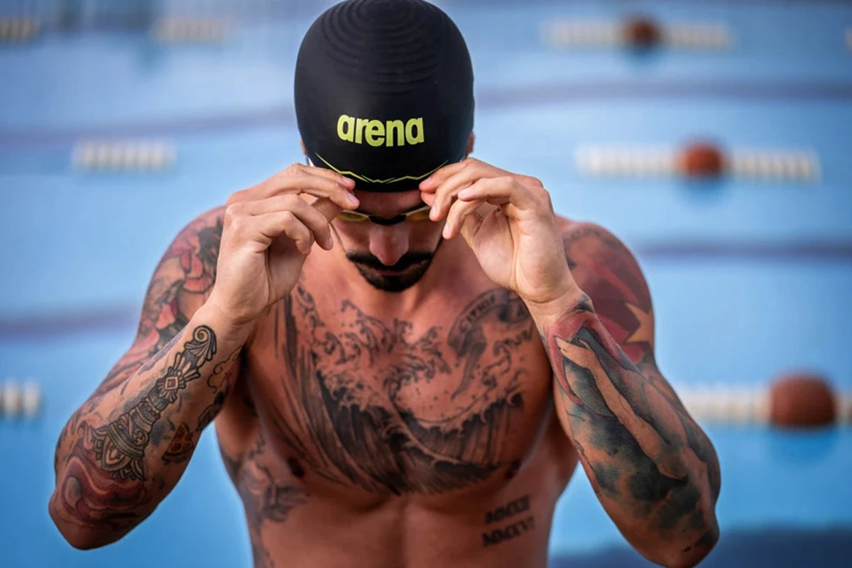 Arena - Aquaforce Wave Swim Cap - Black 9 Arena - Aquaforce Wave Swim Cap - Black - Image 7