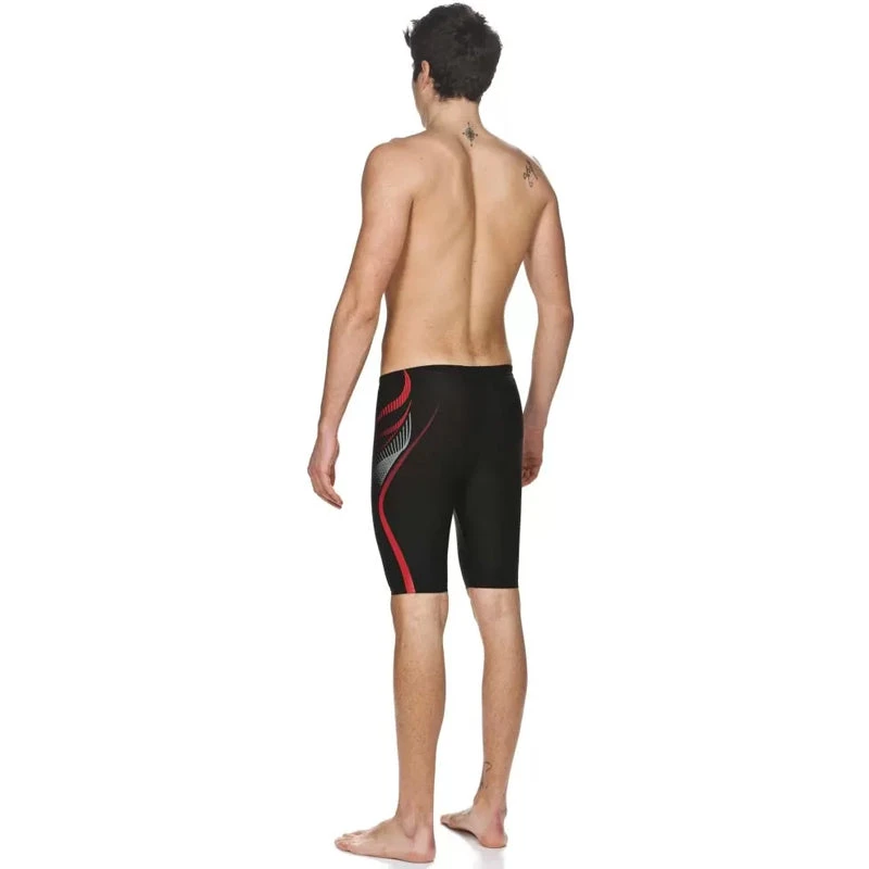 Arena - Flow Mens Jammers - Black/Red 4 Arena - Flow Mens Jammers - Black/Red - Image 2