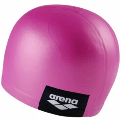 Arena - Logo Moulded Silicone Cap - Pink -Swimming Clothing arena logo moulded silicon cap pink 3