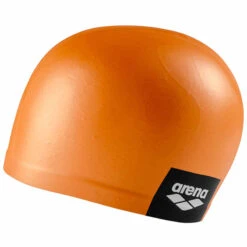 Arena - Logo Moulded Silicone Cap - Pinkish Orange -Swimming Clothing arena logo moulded silicon cap pinkish orange 3