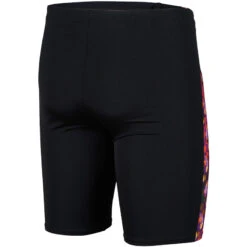 Arena - Mens Crazy Allover Jammer - Black/Multi -Swimming Clothing arena mens crazy allover jammer black multi 7