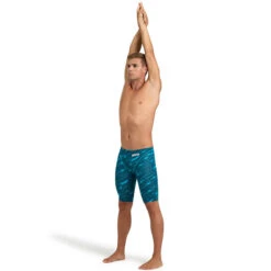 Arena - Men's Powerskin ST Next Eco Jammers – Clean/Sea Blue -Swimming Clothing arena mens powerskin st next eco jammers clean sea blue 3