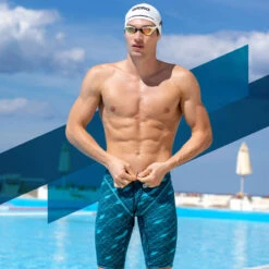 Arena - Men's Powerskin ST Next Eco Jammers – Clean/Sea Blue -Swimming Clothing arena mens powerskin st next eco jammers clean sea blue 9