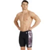 Arena - Mens Swim Allover Jammer - Black -Swimming Clothing arena mens swim allover jammer black 1