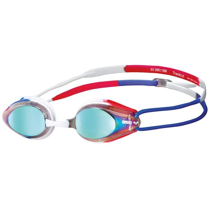 Arena - Tracks Junior Mirror Goggles - Gold/Blue/Red 3 Arena - Tracks Junior Mirror Goggles - Gold/Blue/Red