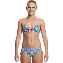Funkita - Mint Shells - Girls Tie Detail Two Piece