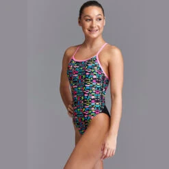 Funkita - Alien Code - Girls Single Strap One Piece -Swimming Clothing funkita alien code girls single strap one piece 5