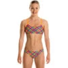 Funkita - Basket Case - Girls Criss Cross Bikini Two Piece -Swimming Clothing funkita basket case criss cross bikini girls two piece 1
