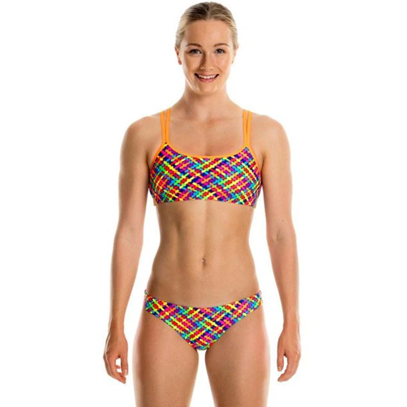 Funkita - Basket Case - Girls Criss Cross Bikini Two Piece 3 Funkita - Basket Case - Girls Criss Cross Bikini Two Piece