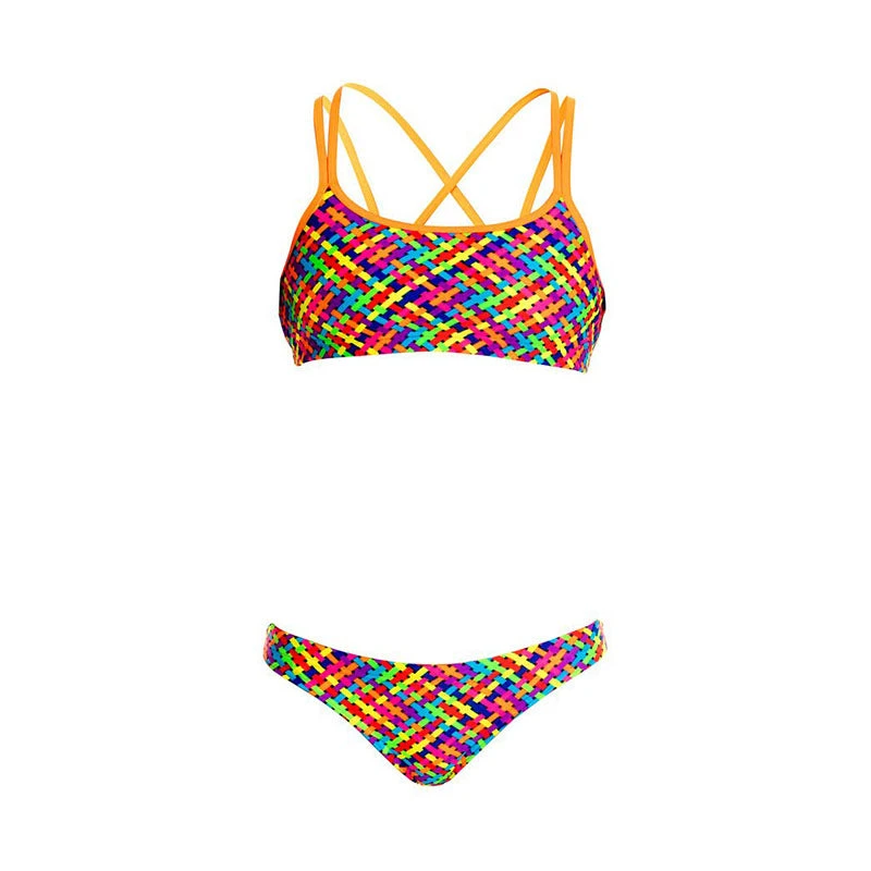 Funkita - Basket Case - Girls Criss Cross Bikini Two Piece 4 Funkita - Basket Case - Girls Criss Cross Bikini Two Piece - Image 2