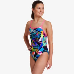 Funkita - Bel Air Beats - Girls Single Strap One Piece -Swimming Clothing funkita bel air beats girls single strap one piece 5