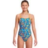 Funkita - Big Cat Bash - Girls Diamond Back One Piece -Swimming Clothing funkita big cat bash girls diamond back one piece 1