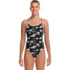 Funkita - Black Swan - Ladies Diamond Back One Piece 1 Funkita - Black Swan - Ladies Diamond Back One Piece -Swimming Clothing funkita black swan ladies diamond back one piece 1