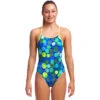 Funkita - Blue Bottle - Girls Diamond Back One Piece -Swimming Clothing funkita blue bottle girls diamond back one piece 1
