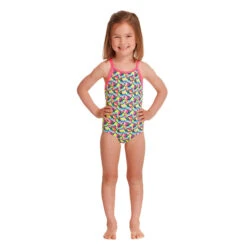 Funkita - Bye Birdie - Toddler Girls Printed One Piece -Swimming Clothing funkita bye birdie toddler girls printed one piece 4