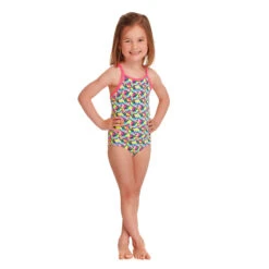 Funkita - Bye Birdie - Toddler Girls Printed One Piece -Swimming Clothing funkita bye birdie toddler girls printed one piece 5