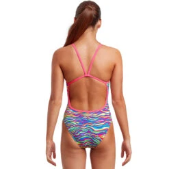 Funkita - Colour Curve - Girls Eco Single Strap One Piece 9 Funkita - Colour Curve - Girls Eco Single Strap One Piece -Swimming Clothing funkita colour curve girls eco single strap one piece 3