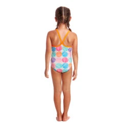 Funkita - Cotton Candy - Toddler Girls Printed One Piece -Swimming Clothing funkita cotton candy toddler girls printed one piece 2