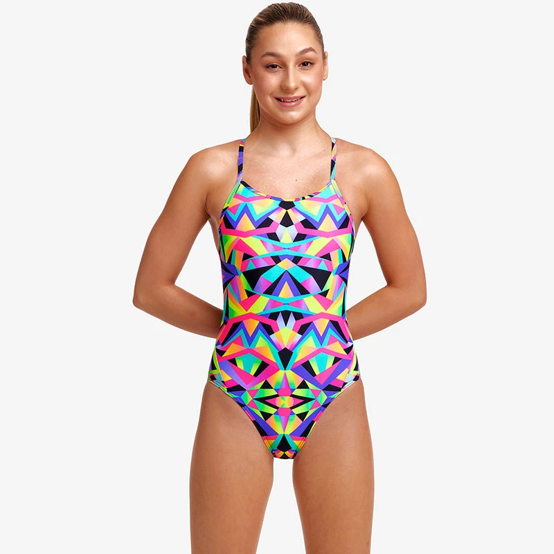 Funkita - Crystal Eyes - Girls Diamond Back One Piece 7 Funkita - Crystal Eyes - Girls Diamond Back One Piece - Image 5