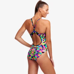 Funkita - Crystal Eyes - Ladies Diamond Back One Piece -Swimming Clothing funkita crystal eyes ladies diamond back one piece 4