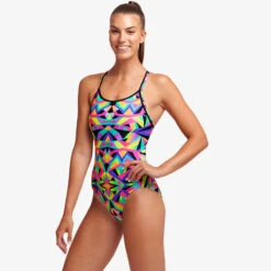 Funkita - Crystal Eyes - Ladies Diamond Back One Piece -Swimming Clothing funkita crystal eyes ladies diamond back one piece 5