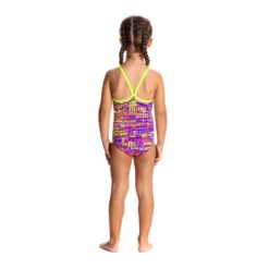 Funkita - Dotty Dash - Toddlers Girls One Piece -Swimming Clothing funkita dotty dash toddlers girls one piece swimsuit 2