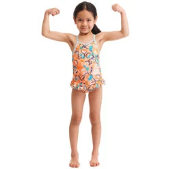 Funkita - Fairy Tails - Toddler Girl's Belted Frill One Piece -Swimming Clothing funkita fairy tails toddler girls belted frill one piece 4
