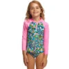 Funkita - Feather Fairy - Toddler Girls Zippy Rash Vest -Swimming Clothing funkita feather fairy toddler girls zippy rash vest 1