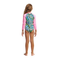 Funkita - Feather Fairy - Toddler Girls Zippy Rash Vest -Swimming Clothing funkita feather fairy toddler girls zippy rash vest 4