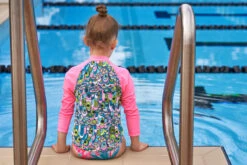 Funkita - Feather Fairy - Toddler Girls Zippy Rash Vest -Swimming Clothing funkita feather fairy toddler girls zippy rash vest 7