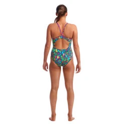 Funkita - Feather Fiesta - Ladies Diamond Back One Piece -Swimming Clothing funkita feather fiesta ladies diamond back one piece 3