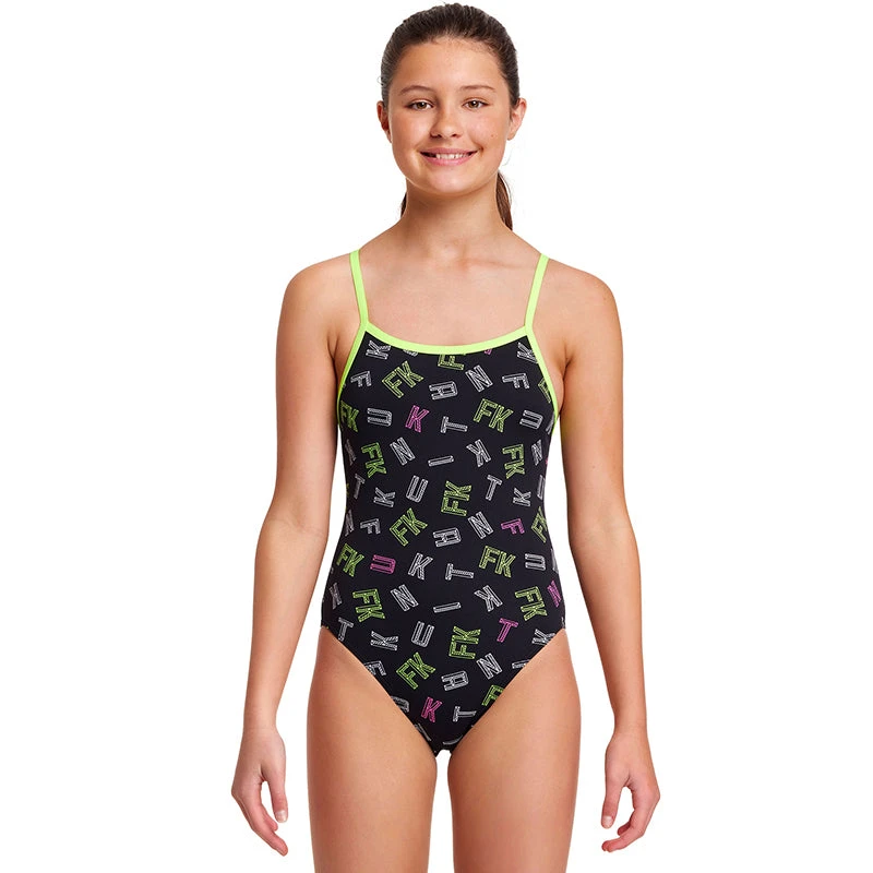 Funkita - FKed - Girls Eco Single Strap One Piece 3 Funkita - FKed - Girls Eco Single Strap One Piece