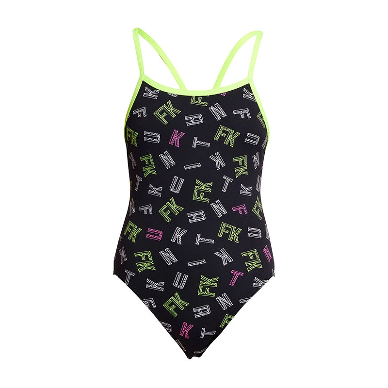 Funkita - FKed - Girls Eco Single Strap One Piece 4 Funkita - FKed - Girls Eco Single Strap One Piece - Image 2