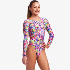Funkita - Garden Party - Girls Long Shot One Piece -Swimming Clothing funkita garden party girls long shot one piece 5