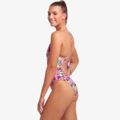 Funkita - Garden Party - Ladies Tie Me Tight One Piece -Swimming Clothing funkita garden party ladies tie me tight one piece 4